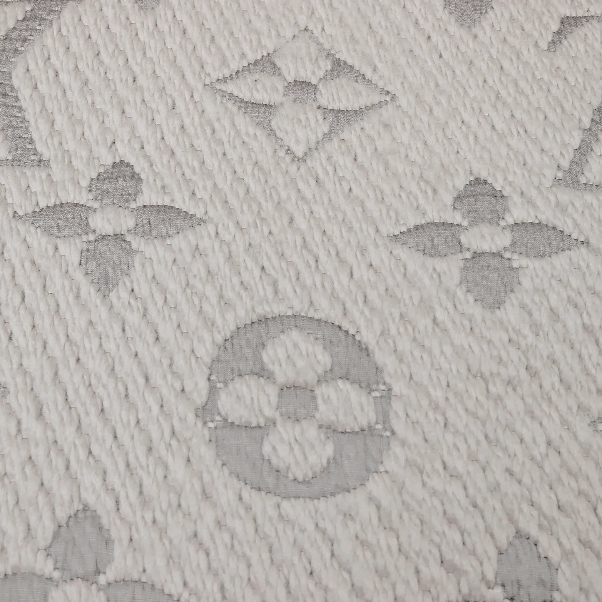 Preloved - Louis Vuitton Logomania Wool Grey Scarf